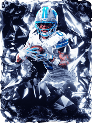 Jahmyr Gibbs Crystal 90 OVR - Madden NFL 26