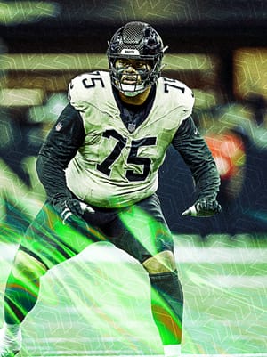 Taliese Fuaga Team Builders 85 OVR - Madden NFL 26