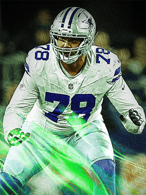 Terence Steele Team Builders 92 OVR - Madden NFL 26