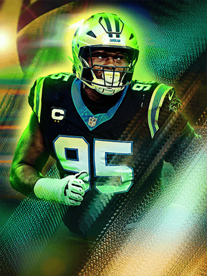Derrick Brown Team Builders 98 OVR - Madden NFL 26