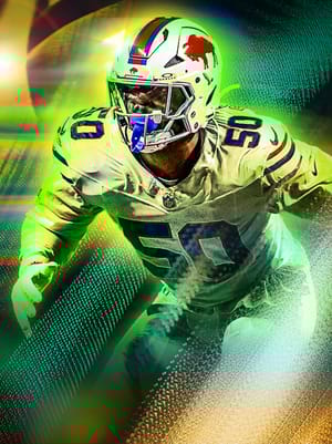 Greg Rousseau Team Builders 90 OVR - Madden NFL 26