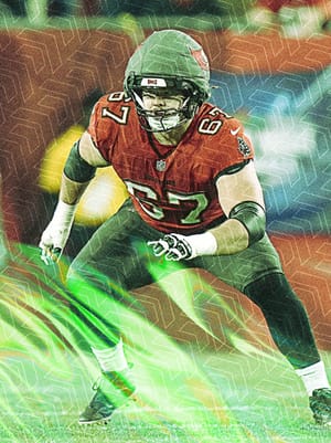 Luke Goedeke Team Builders 85 OVR - Madden NFL 26