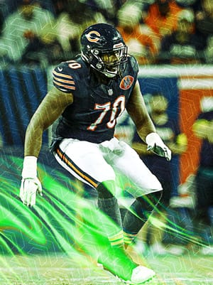 Braxton Jones Team Builders 85 OVR - Madden NFL 26