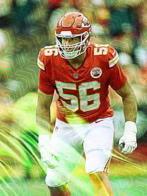 George Karlaftis Team Builders 85 OVR - Madden NFL 26