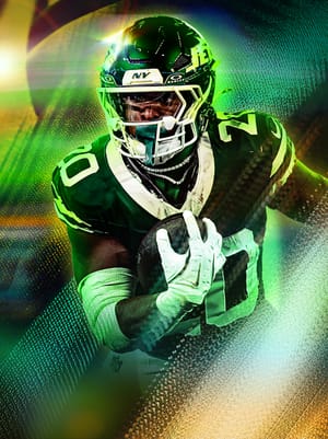 Breece Hall Team Builders 85 OVR - Madden NFL 26