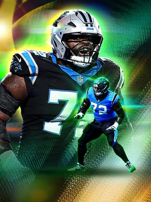Taylor Moton Team Builders 99 OVR - Madden NFL 26