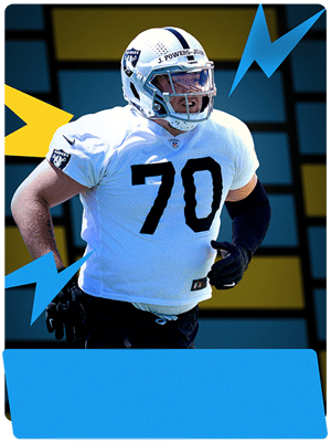 Jackson Powers-Johnson Pre Season Standouts 85 OVR - Madden NFL 26