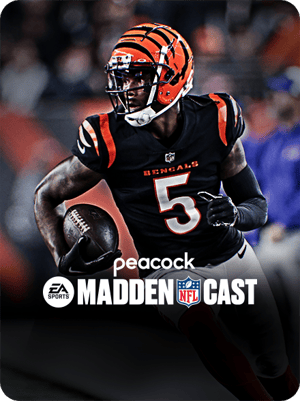 Tee Higgins Peacock 89 OVR - Madden NFL 26