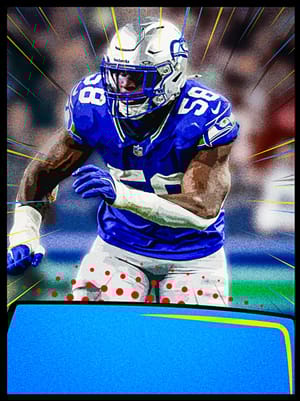 Derick Hall Campus Heroes 80 OVR - Madden NFL 26