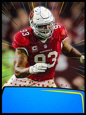 Calais Campbell Campus Heroes 83 OVR - Madden NFL 26