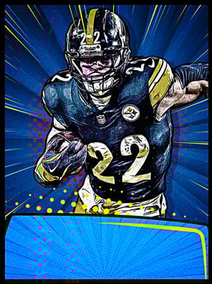 Najee Harris Campus Heroes 86 OVR - Madden NFL 26