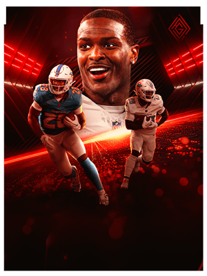 De'Von Achane Gauntlet 86 OVR - Madden NFL 26