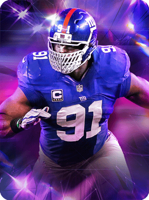 Justin Tuck Team Diamonds 92 OVR - Madden NFL 26