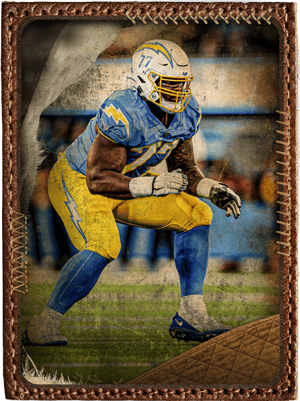 Zion Johnson Autumn 84 OVR - Madden NFL 26