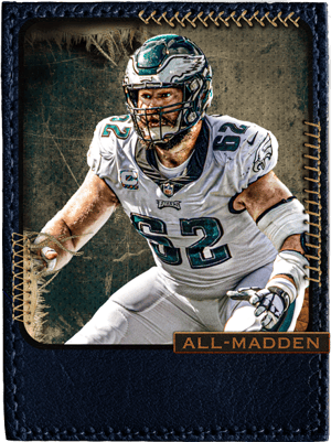 Jason Kelce All-Madden 92 OVR - Madden NFL 26