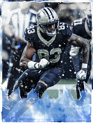 Juwan Johnson Stocking Stuffers 87 OVR - Madden NFL 26