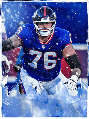 Jon Runyan Stocking Stuffers 87 OVR - Madden NFL 26