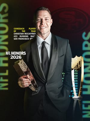 Christian McCaffrey NFL Honors 97 OVR - Madden NFL 26