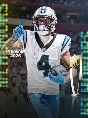 Tetairoa McMillan NFL Honors 95 OVR - Madden NFL 26