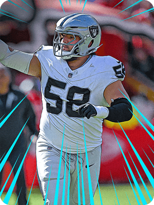 Jackson Powers-Johnson Genki Force 93 OVR - Madden NFL 26