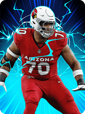 Paris Johnson Jr Genki Force 96 OVR - Madden NFL 26