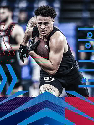 Theo Johnson NFL Combine 86 OVR - Madden NFL 26