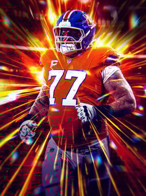 Quinn Meinerz TOTY 97 OVR - Madden NFL 26