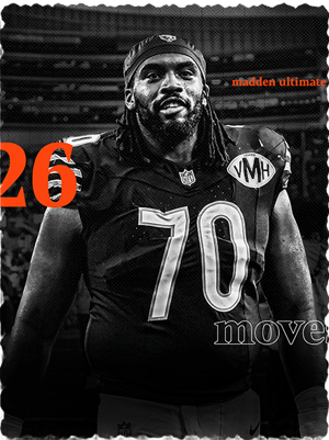 Braxton Jones Free Agency 94 OVR - Madden NFL 26