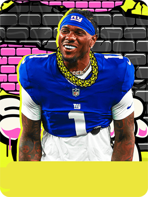 Malik Nabers Sugar Rush 98 OVR - Madden NFL 26