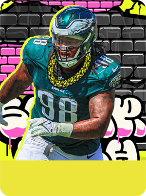 Jalen Carter Sugar Rush 98 OVR - Madden NFL 26