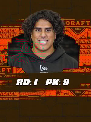Spencer Fano NFL Draft Night 98 OVR - Madden NFL 26