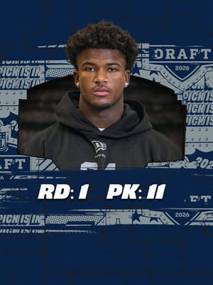 Caleb Downs NFL Draft Night 98 OVR - Madden NFL 26