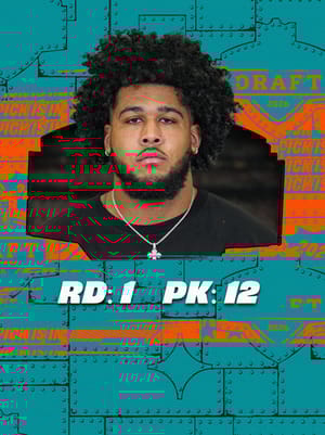 Kadyn Proctor NFL Draft Night 98 OVR - Madden NFL 26