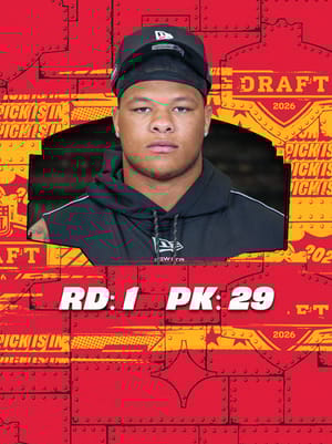 Peter Woods NFL Draft Night 97 OVR - Madden NFL 26