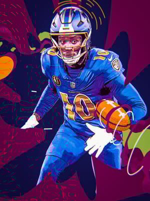 DeAndre Hopkins All-Star Athletes 98 OVR - Madden NFL 26