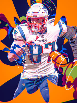 Rob Gronkowski All-Star Athletes 99 OVR - Madden NFL 26