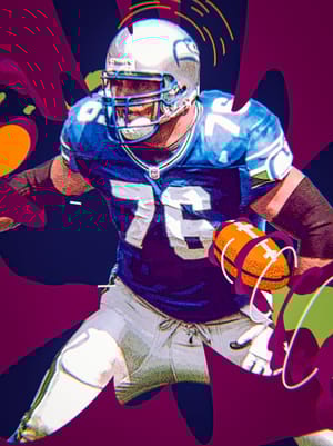 Steve Hutchinson All-Star Athletes 98 OVR - Madden NFL 26