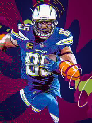 Antonio Gates All-Star Athletes 98 OVR - Madden NFL 26