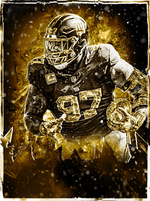 Dexter Lawrence II Golden Ticket 99 OVR - Madden NFL 26