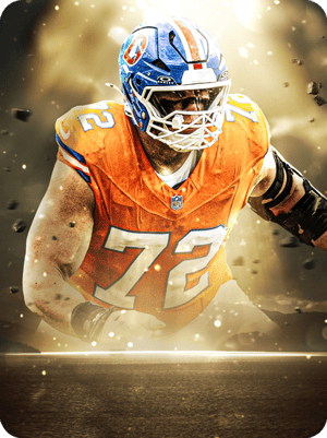 Garett Bolles Position Heroes 99 OVR - Madden NFL 26