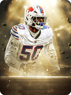 Greg Rousseau Position Heroes 99 OVR - Madden NFL 26