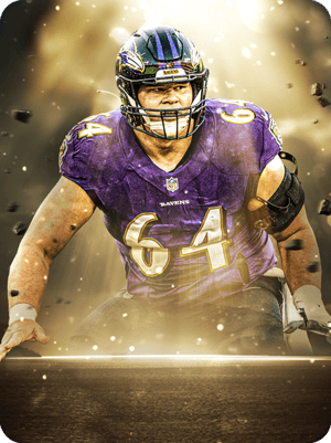 Tyler Linderbaum Position Heroes 99 OVR - Madden NFL 26