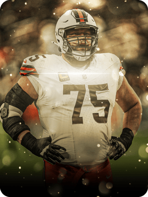 Joel Bitonio Position Heroes 97 OVR - Madden NFL 26