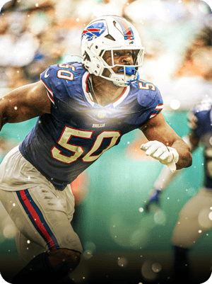 Greg Rousseau Position Heroes 97 OVR - Madden NFL 26