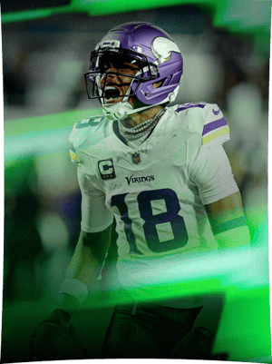 Justin Jefferson Theme Team Surge 92 OVR - Madden NFL 26