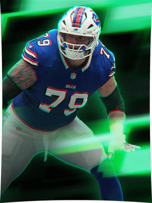 Spencer Brown Theme Team Surge 99 OVR - Madden NFL 26