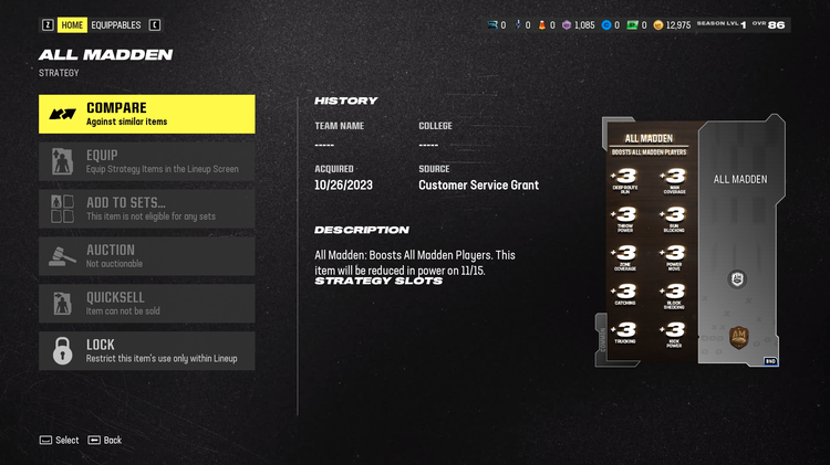 m24am1-All Madden Strategy Item-hgygygoi