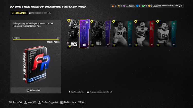 m24fa-97 OVR Free Agency Champion Fantasy Pack-uhfhohfoererg