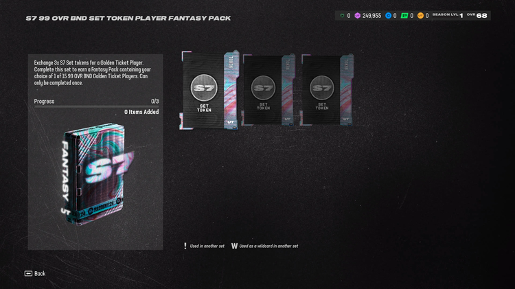 m24s7-S7 99 OVR BND SET TOKEN PLAYER FANTASY PACK-bifudfudsfgererf