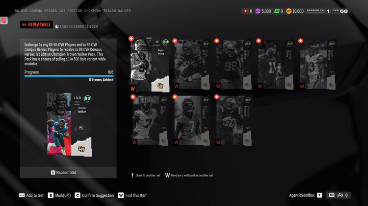 m25ch1-86 OVR Campus Heroes 1st Edition Champion-nqduibeifbiurb